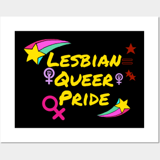 Lesbian queer pride Posters and Art